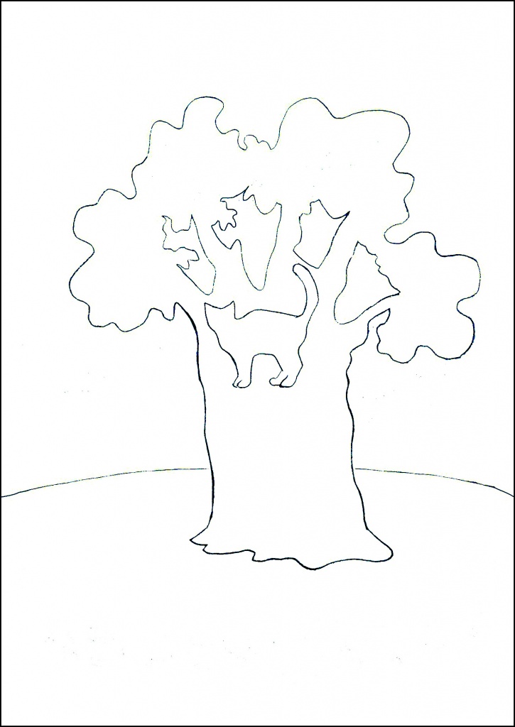 Как нарисовать у лукоморья дуб зеленый